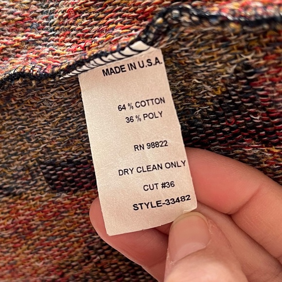 Vintage 90s Winding River tapestry coat nature animals black - Picture 11 of 11